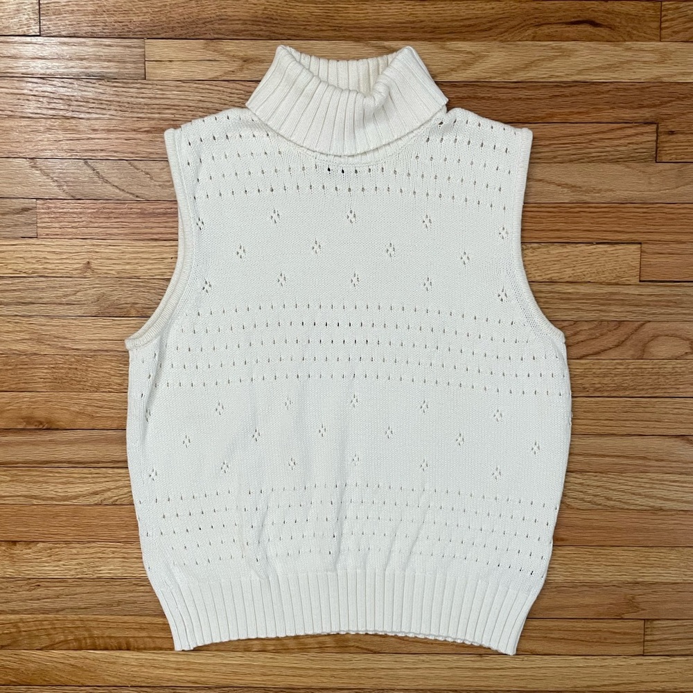 Norton Studio Knit Turtleneck Tank